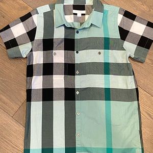Boys Burberry Shirt-Size 12.  Rarely worn/Perfect!